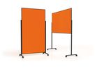 MAGNETOPLAN Design-Moderatorentafel VP 1181244 orange, Filz 1000x1800mm (4013695064222)