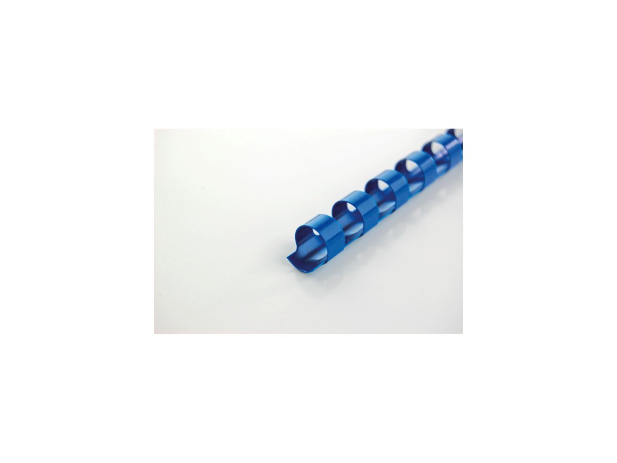 GBC Baguettes de reliure 14mm A4 4028238 bleu, 21 anneaux 100 pcs. (0033816097506)