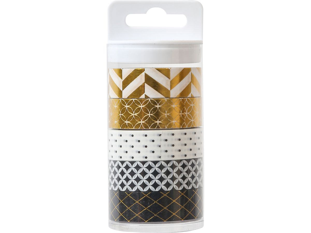 I AM CREATIVE Washi Tape Set 6 4085.113 15mmx5m 5 pezzi (7611983201310)