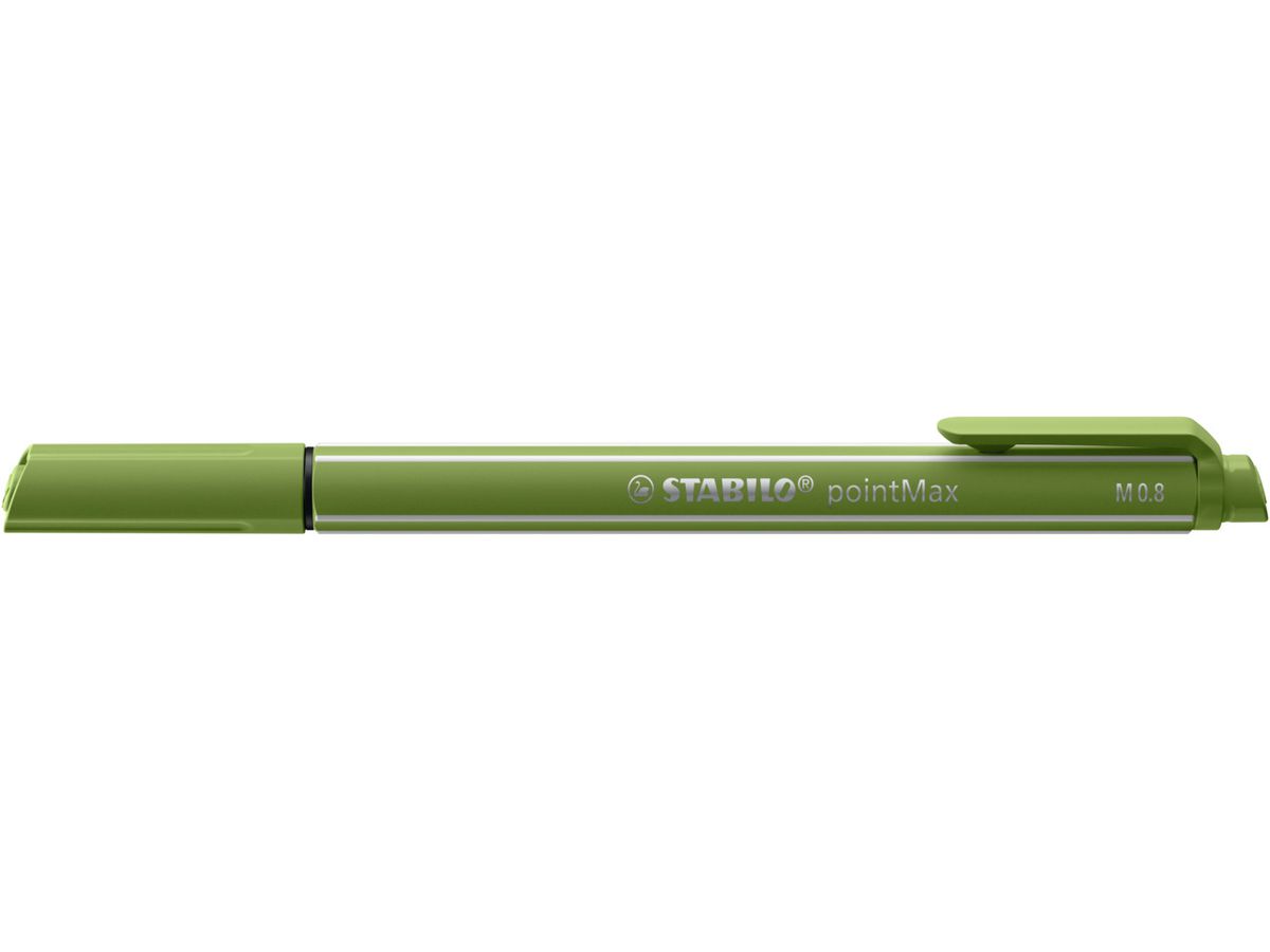 STABILO Fineliner PointMax 0.8mm 488/35 verde muschio (4006381581790)