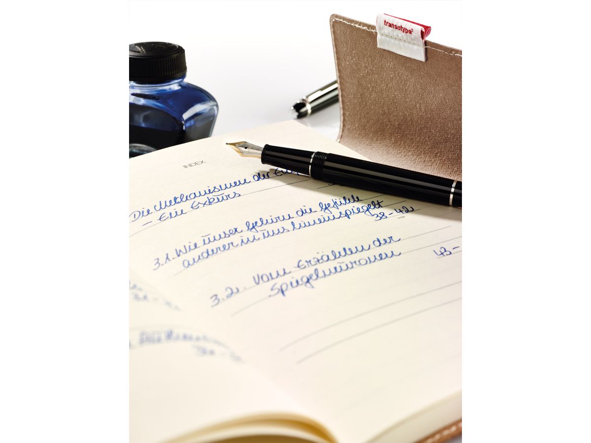 TRANSOTYPE senseBook FLAP A5 75010501 ligné, M, 135 feuilles beige (8716329071271)