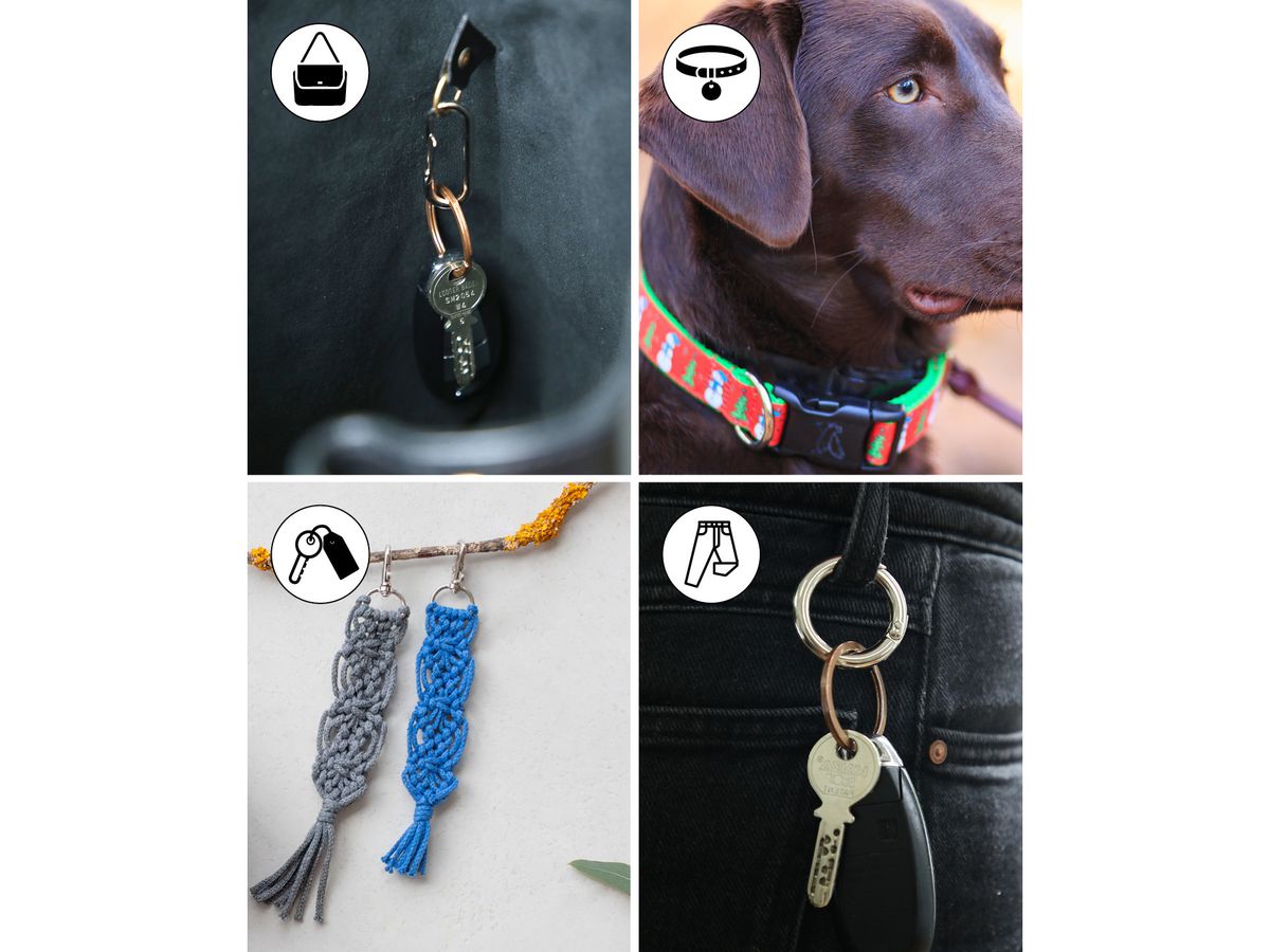 I AM CREATIVE Mousqueton pivotant 4703.45 50x45mm 3 pièces (7611983217533)