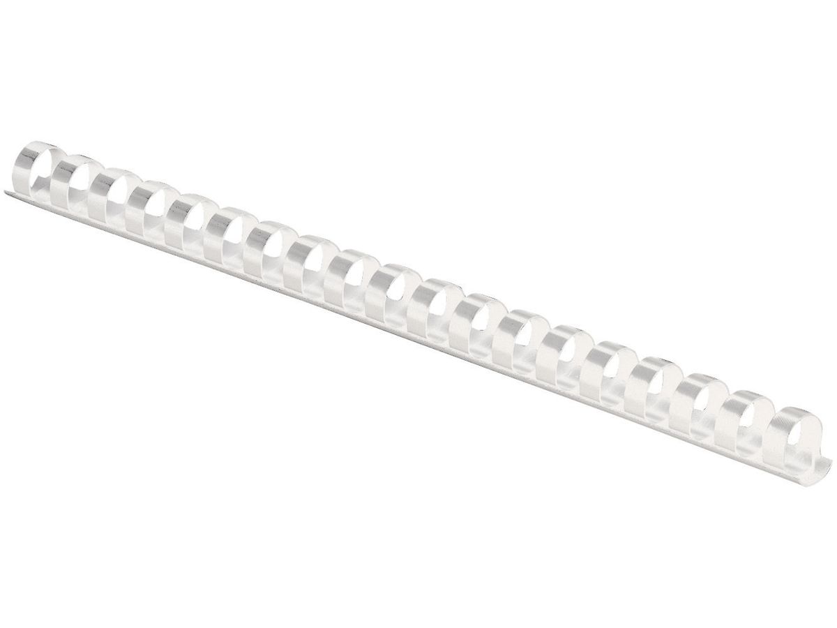 FELLOWES Pettini di plastica 12mm A4 5331203 bianco 25 pezzi (0077511533129)