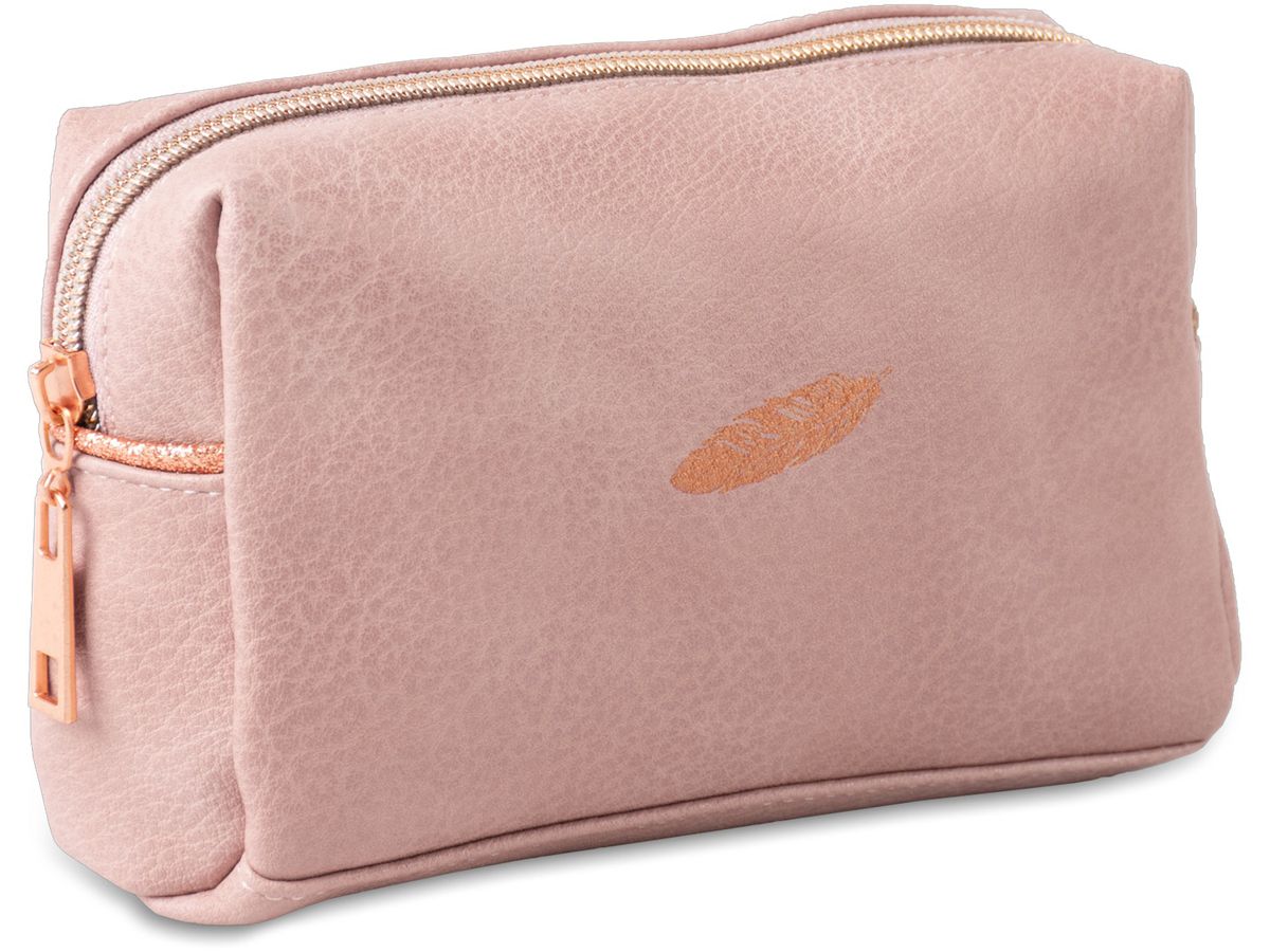 ROOST Cosmetics bag 16x6x10cm 500618 Midnight gold, soft pink (5410574500618)