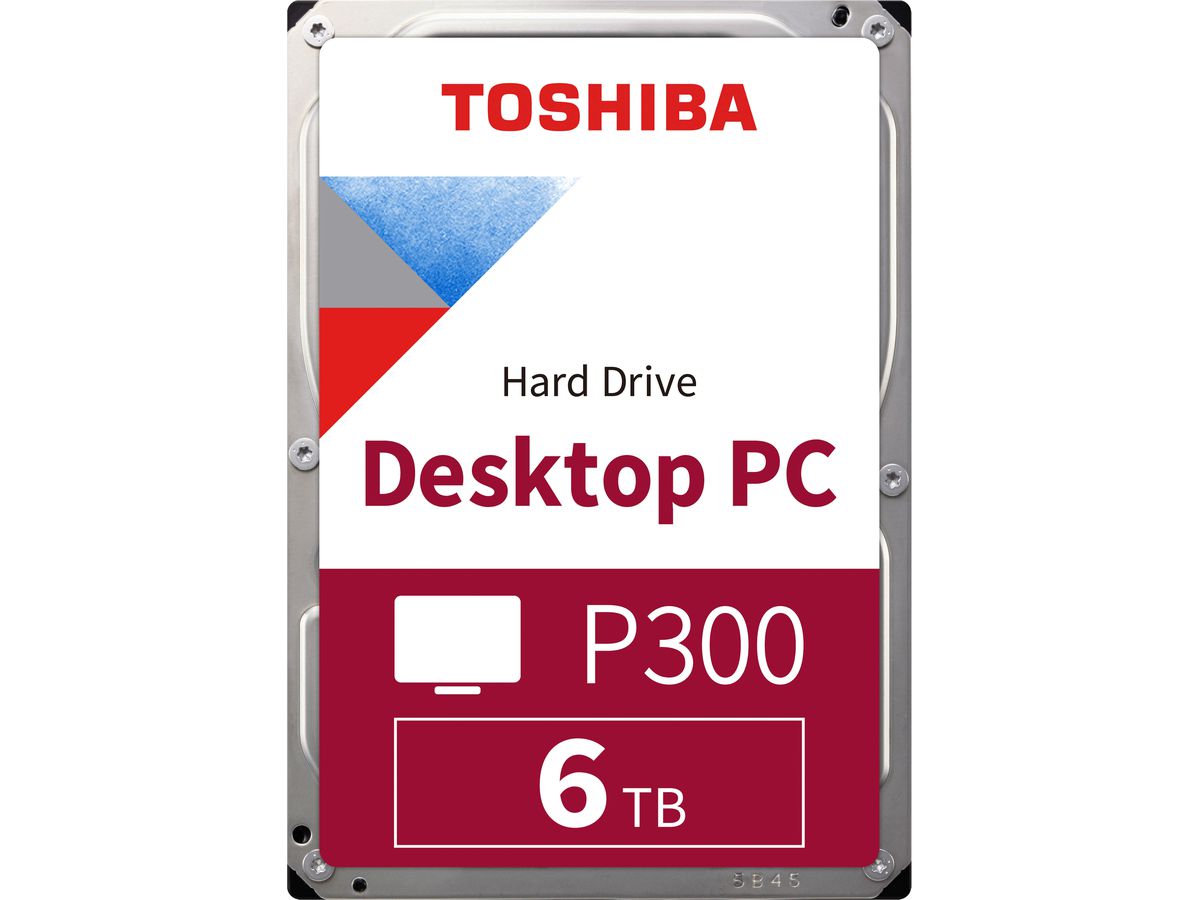 TOSHIBA HDD P300 High Performance 6TB HDWD260UZSVA internal, SATA 3.5 inch BULK (4260557511145)