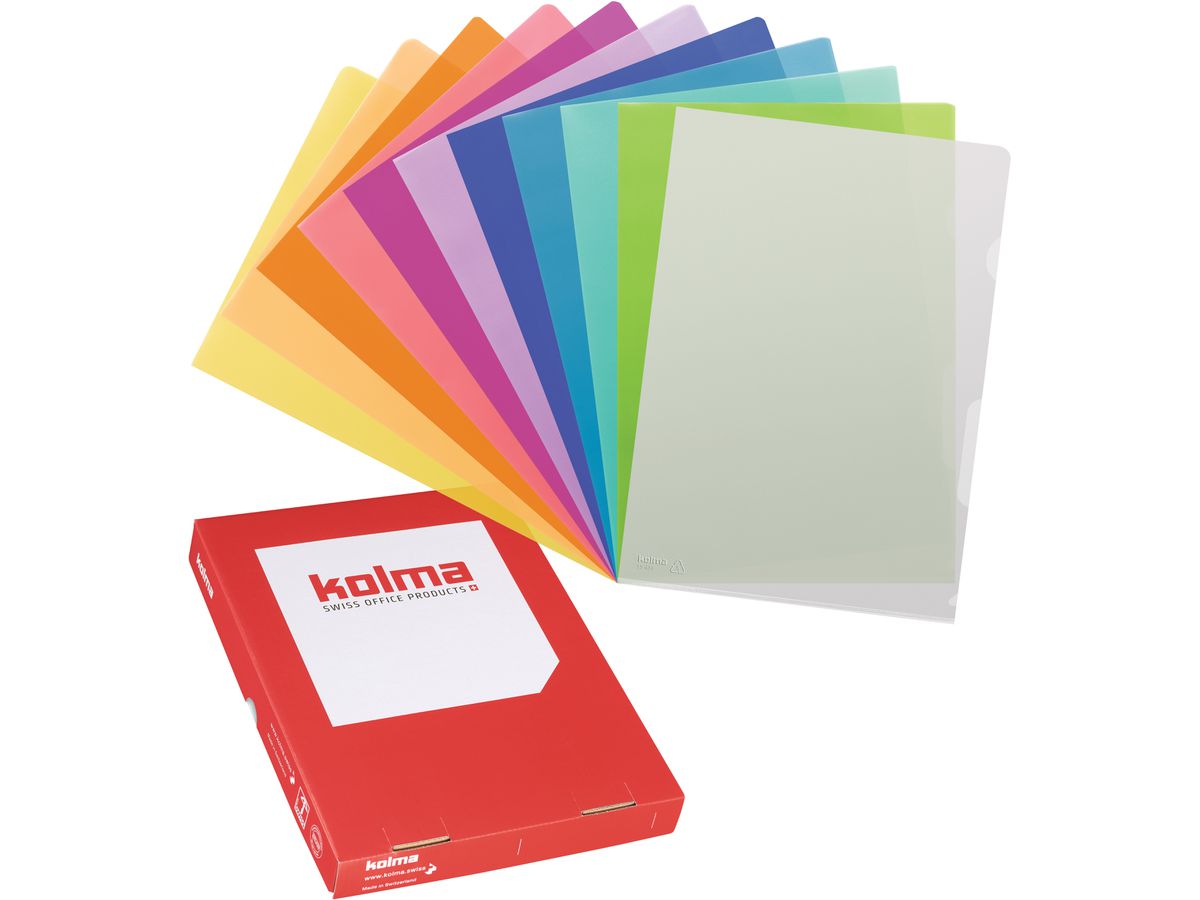 KOLMA Dossier Superstrong A4 59.434.00 trasparente 100 pezzi (7611967590164)
