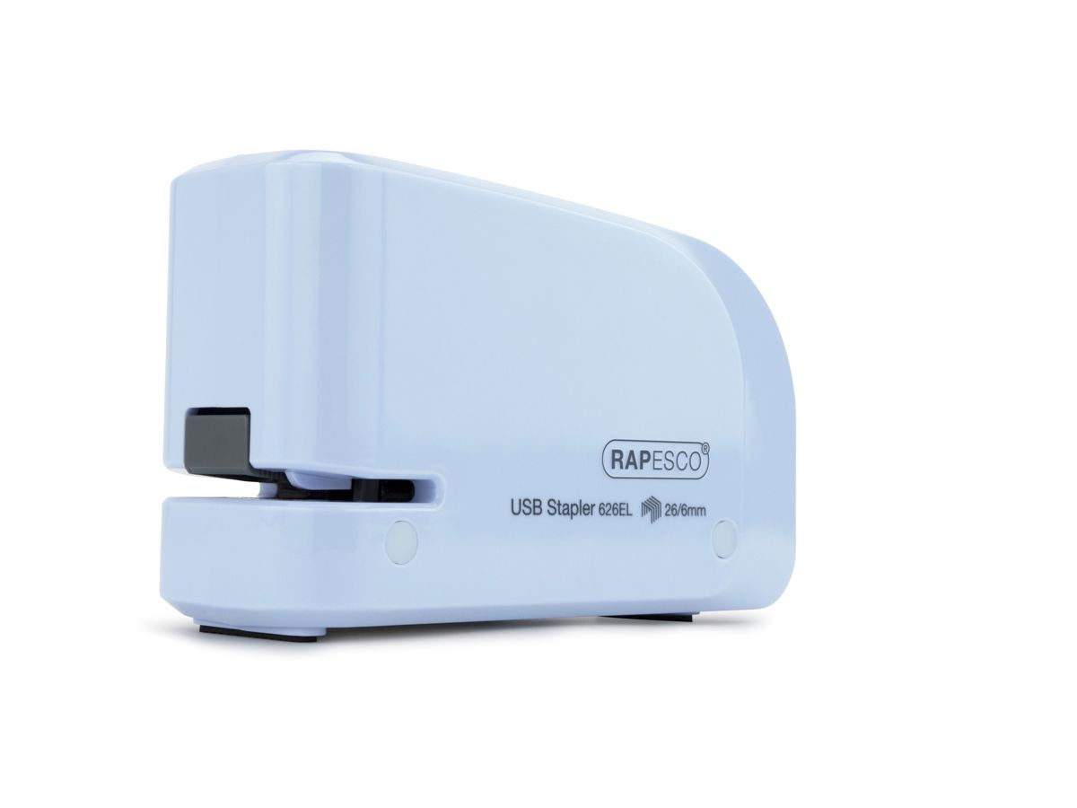 RAPESCO Agrafeuse Autom. USB/Batterie 1452 bleu (5018505011372)