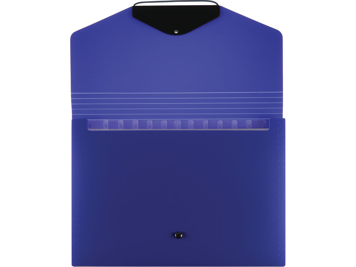 BÜROLINE Cartella archivio A4 663291 blu 12 scomp. (7612532020529)