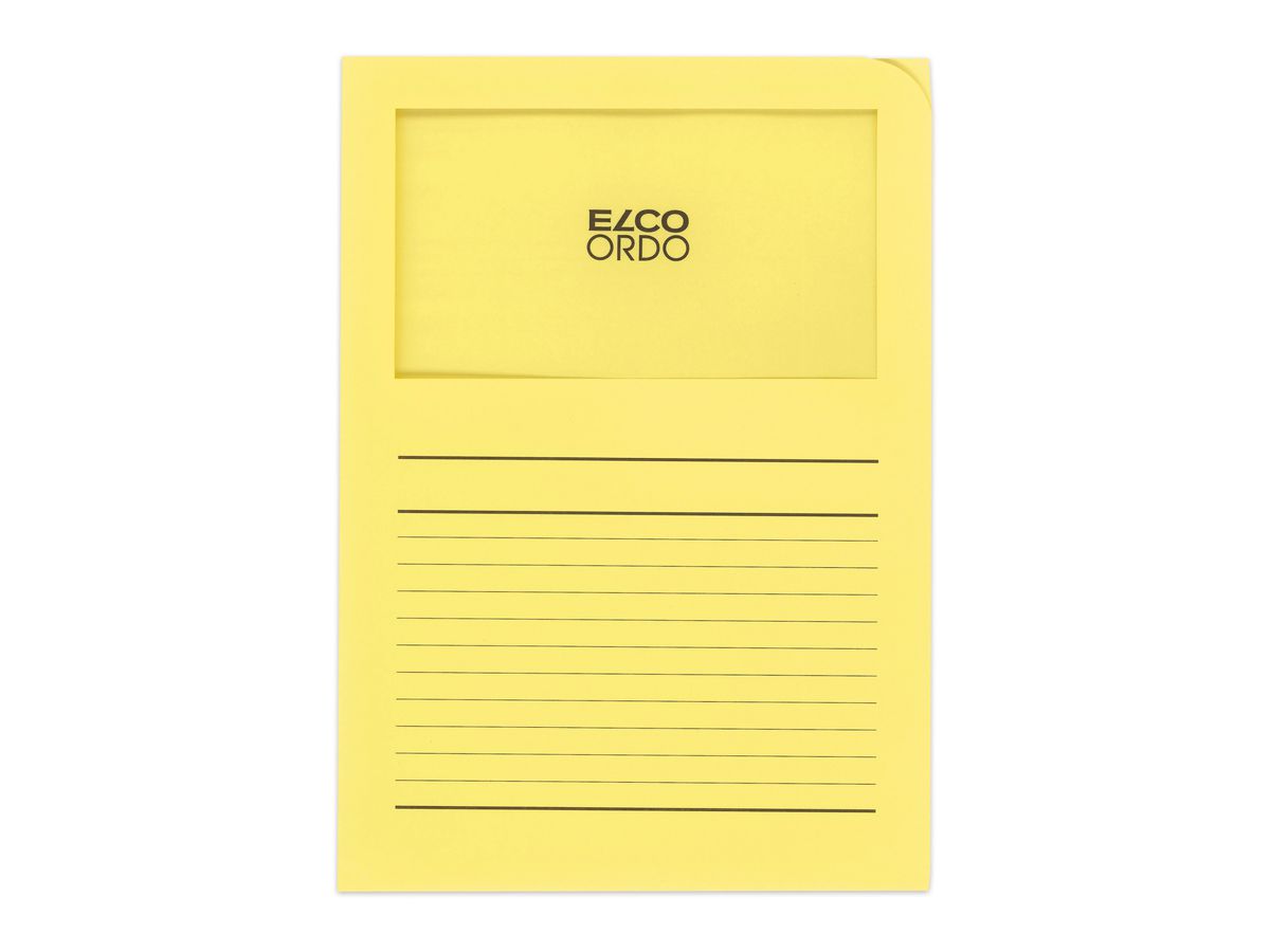 ELCO Cartella di organiz. Ordo A4 29489.71 classico, giallo 100 pezzi (7610425980707)