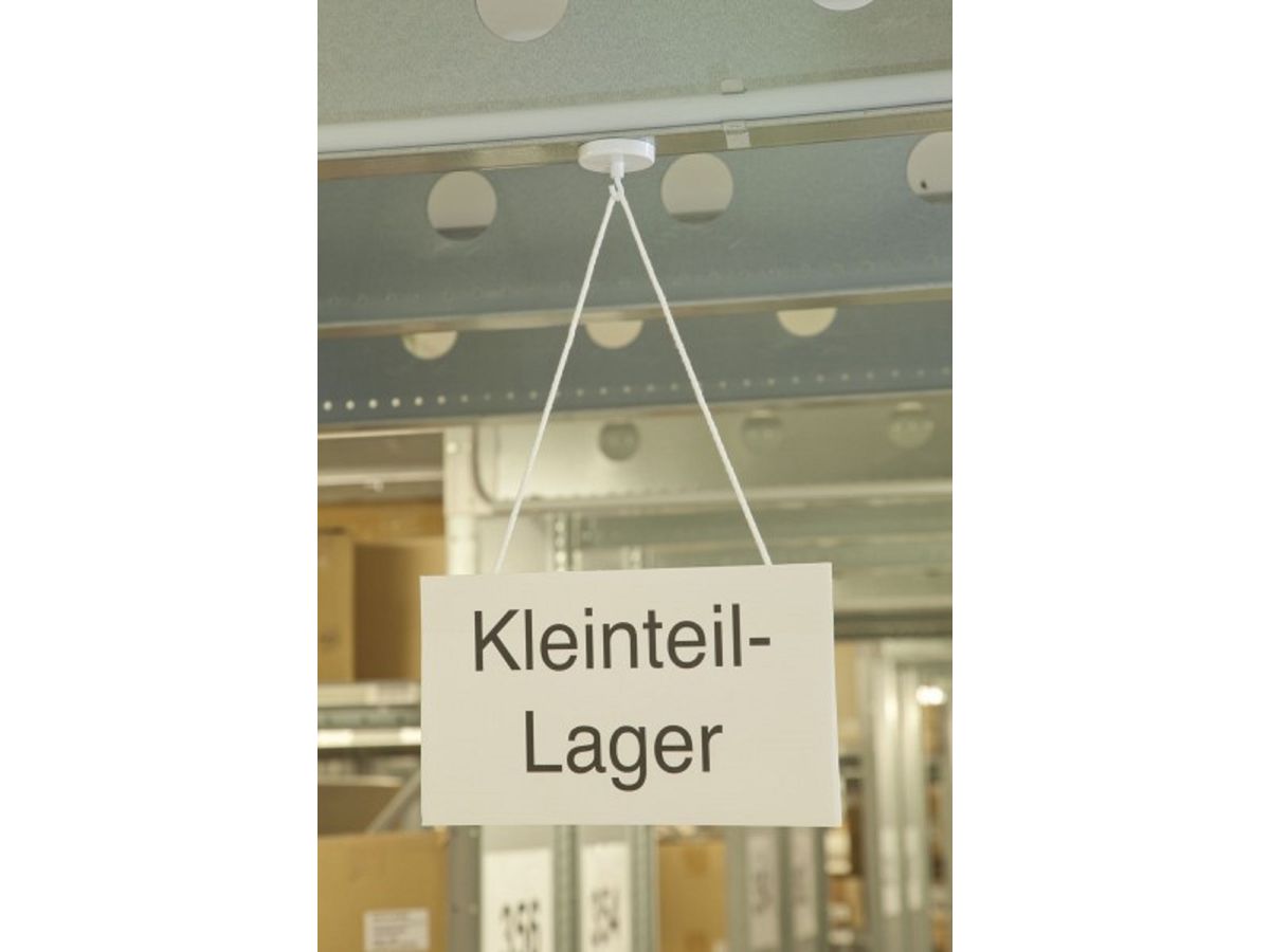 MAGNETOPLAN Aimant avec Crochet 47mm 52647 blanc 16kg (4013695024516)