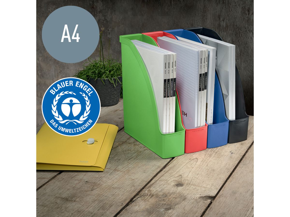 LEITZ Portariviste Recycle A4 2476-50-30 blu, CO2 neutro (4002432134588)