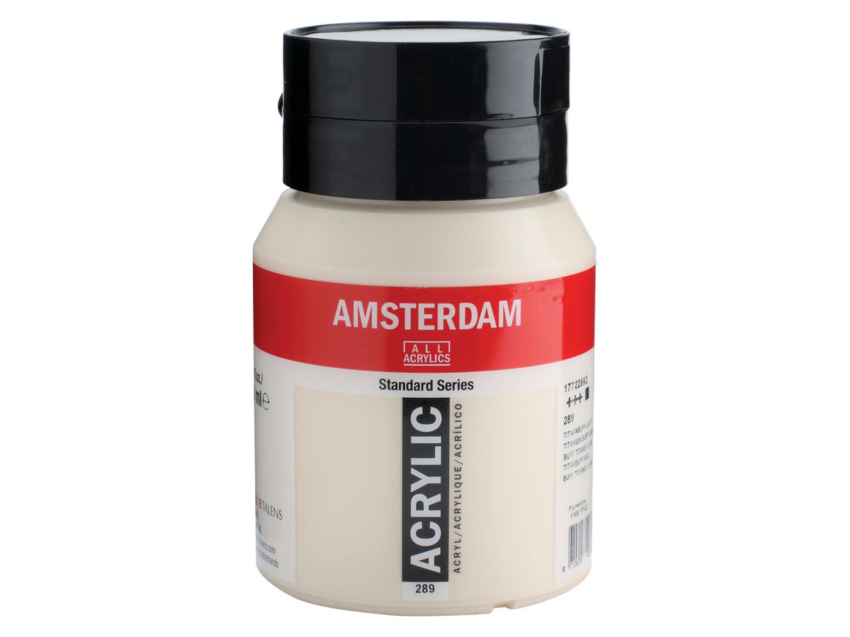 AMSTERDAM Peinture acrylique 500ml 17722892 titanbuff 289 (8712079281564)