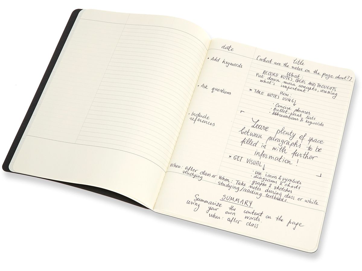 MOLESKINE Notizheft Karton A4 602510 liniert,BK/cranb.,120S. 2 Stk. (8053853602510)