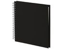 RÖSSLER Fotoalbum 1329452707 29x29cm, schwarz/schwarz (4014969223994)