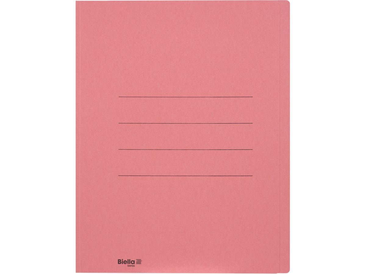 BIELLA Einlagemappe A4 25040045U rosso 240g/m2 (7611365216666)