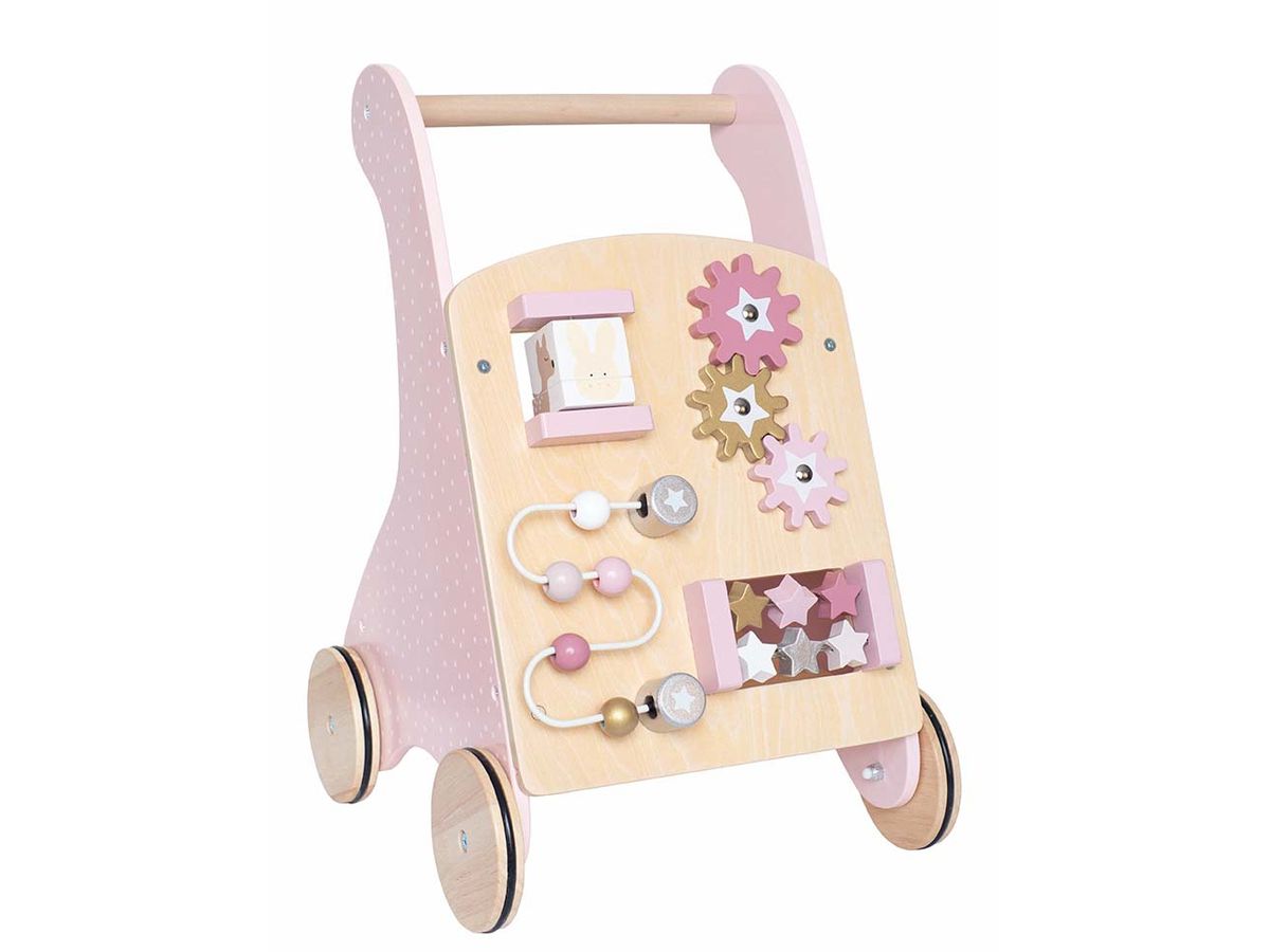 JABADABADO Activity Wagon Bunny W7208 rose 33x29x47cm (7332599072711)