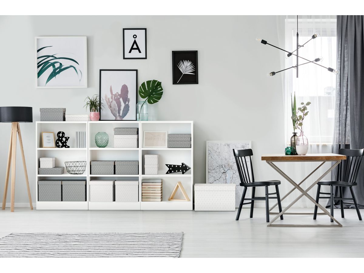 ESSELTE Vaschetta potadoc. Home M 628283 365x265x205mm, grigio 3 pz (4049793072289)