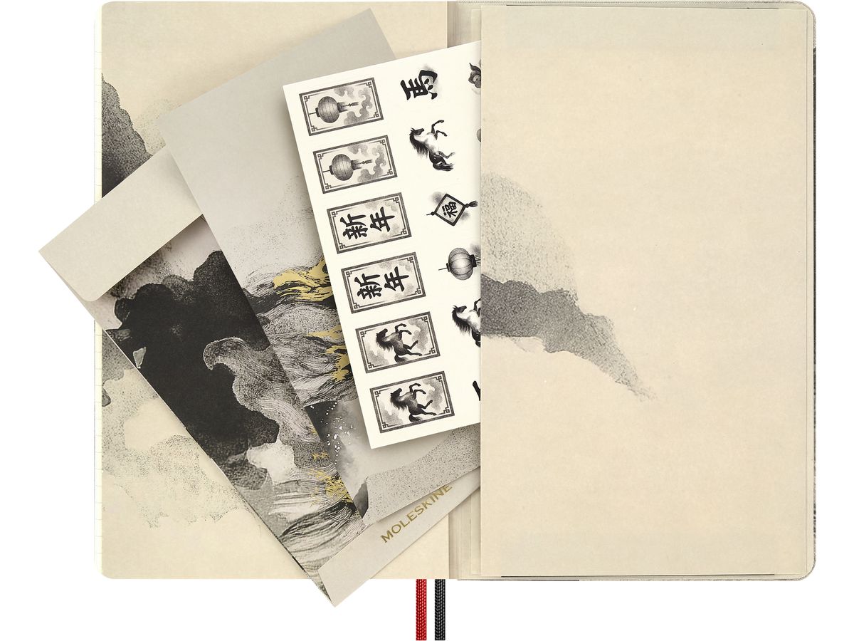 MOLESKINE Notizbuch Pferd L/A5 999278496 liniert, mehrfarbig (8056999278496)