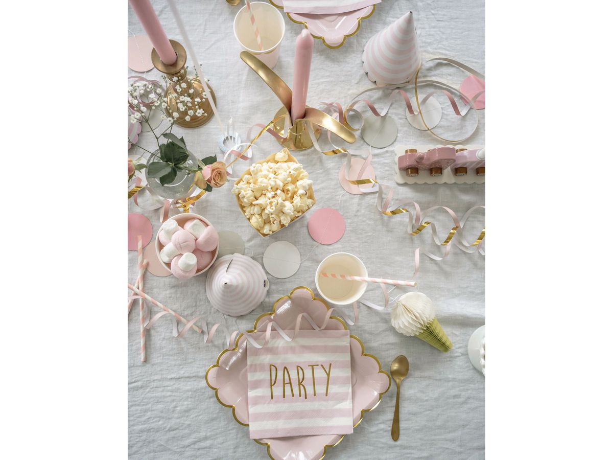 JABADABADO Candlestick T266 pink, numbers 0-9 (7332599002664)