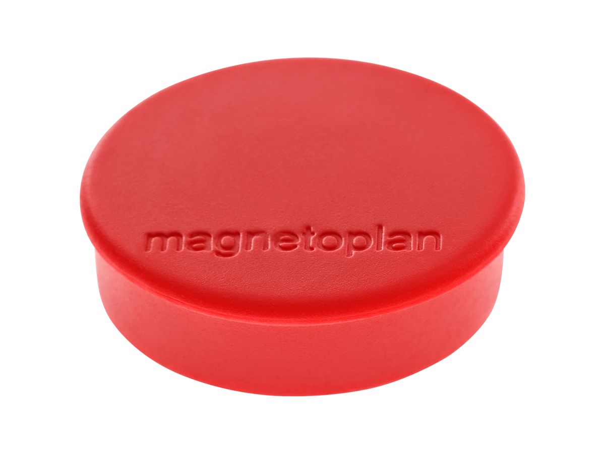 MAGNETOPLAN Magnet Discofix Hobby 24mm 1664506 rot, ca. 0.3 kg 10 Stk. (4013695011080)