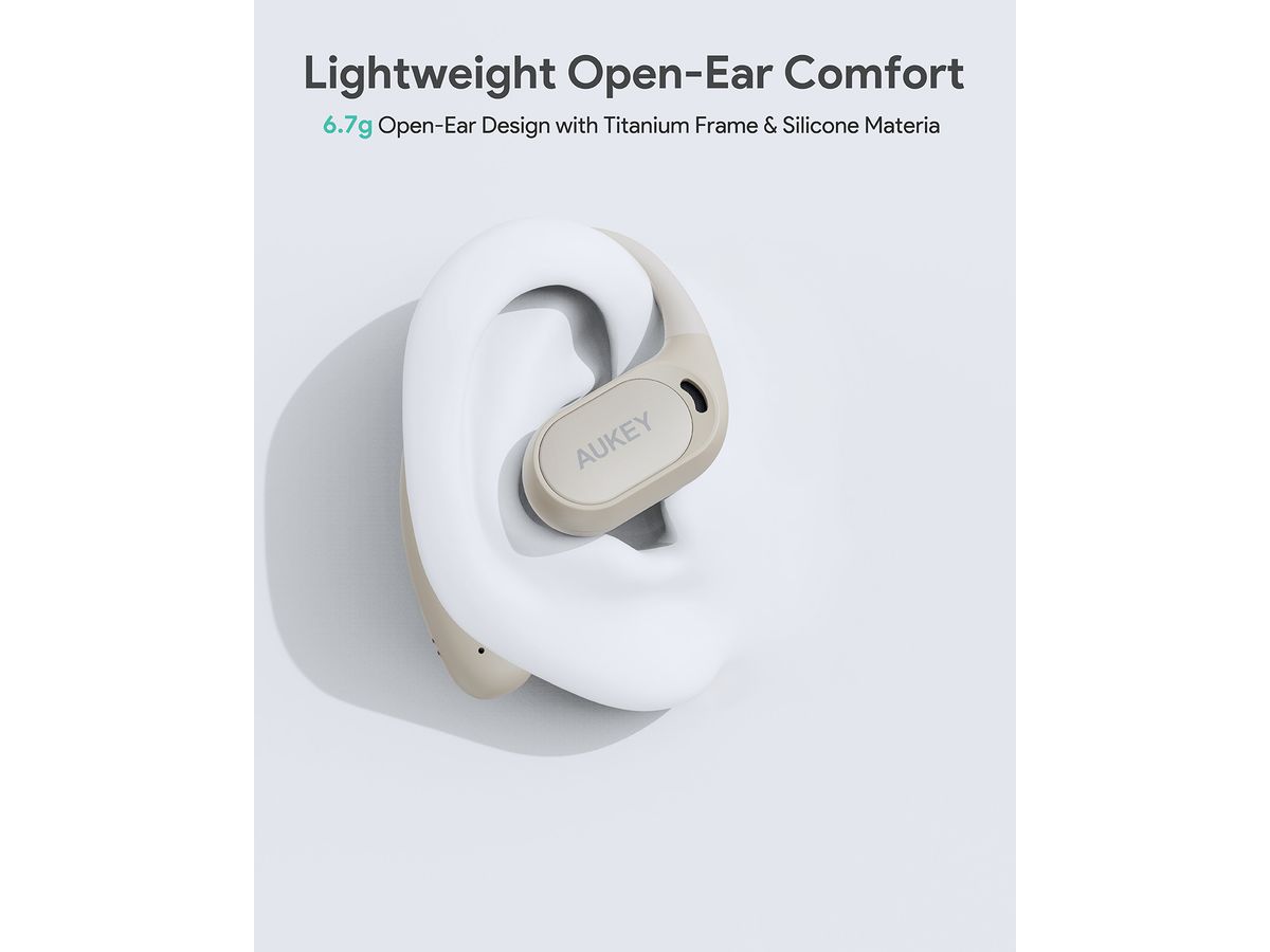 AUKEY Sports Fit Open-Ear TWS EP-S1 WH White (0689323787906)