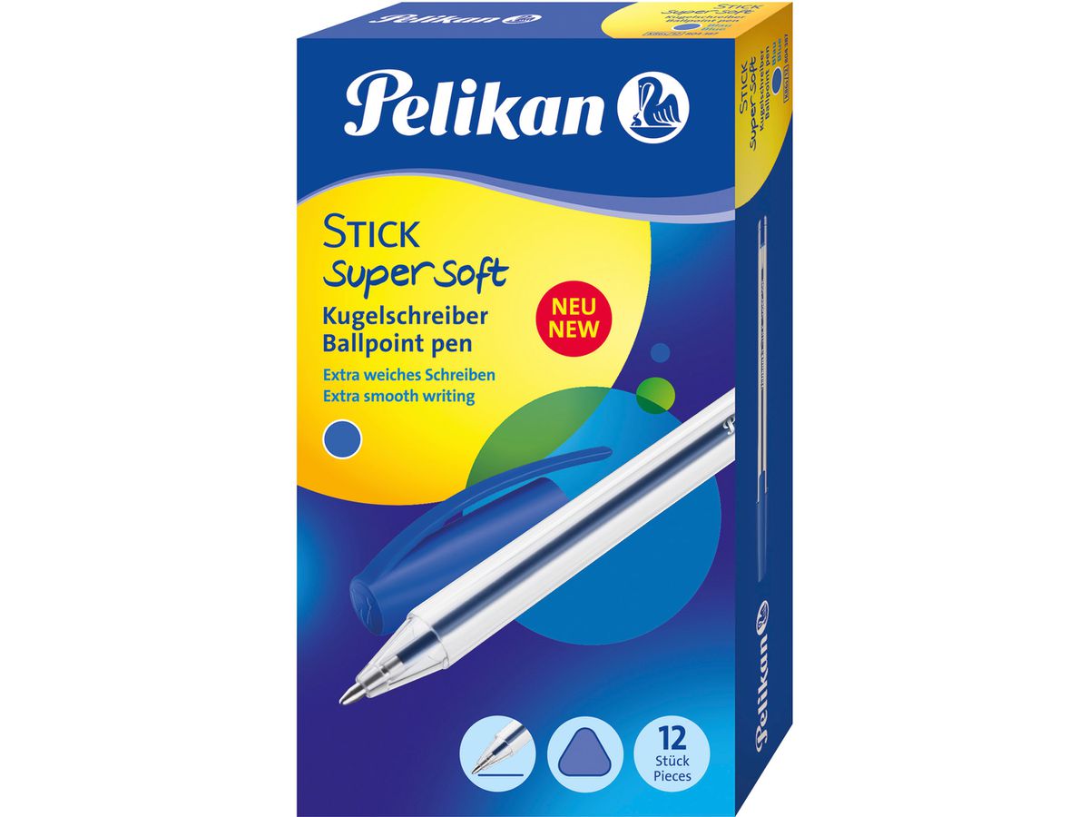 PELIKAN Kugelschreiber Stick super 1mm 804387 blau (4012700804389)