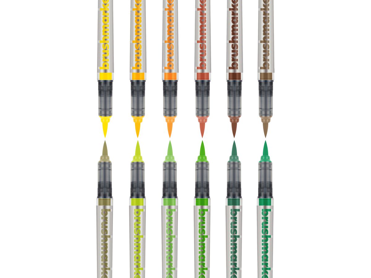 KARIN Brush Marker PRO 27C3 Sun and tree colours 12 Stück (5904446025625)