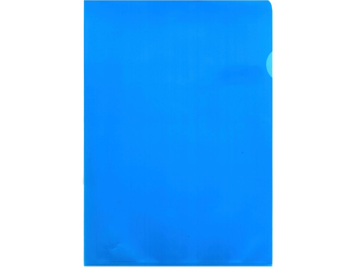 BÜROLINE Sichtmappen A4 620082 blau, matt 100 Stück (7612532008671)
