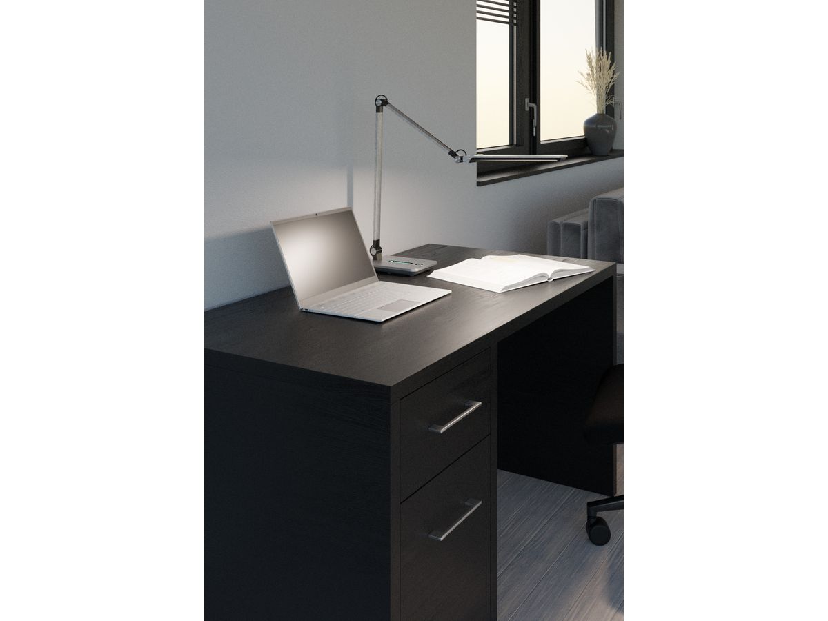 HANSA Lampada da tavolo Wave 41-5011.102 argento (7612176092401)