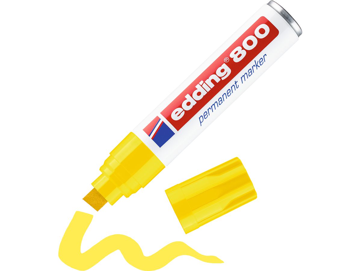 EDDING Permanent Marker 800 4-12mm 800-5 giallo (4004764053995)