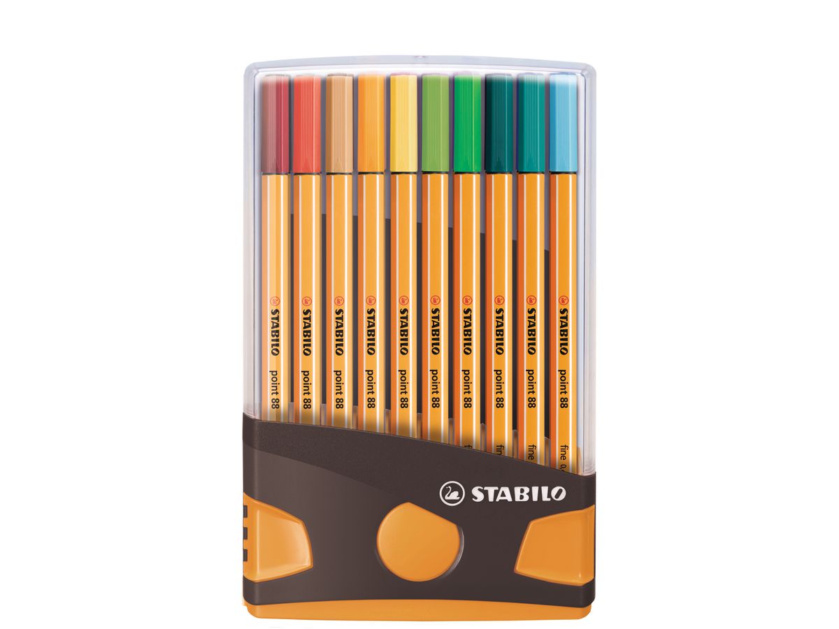 STABILO Fineliner Point 88 8820-03-05 20 pcs. ass. ColorParade (4006381552486)