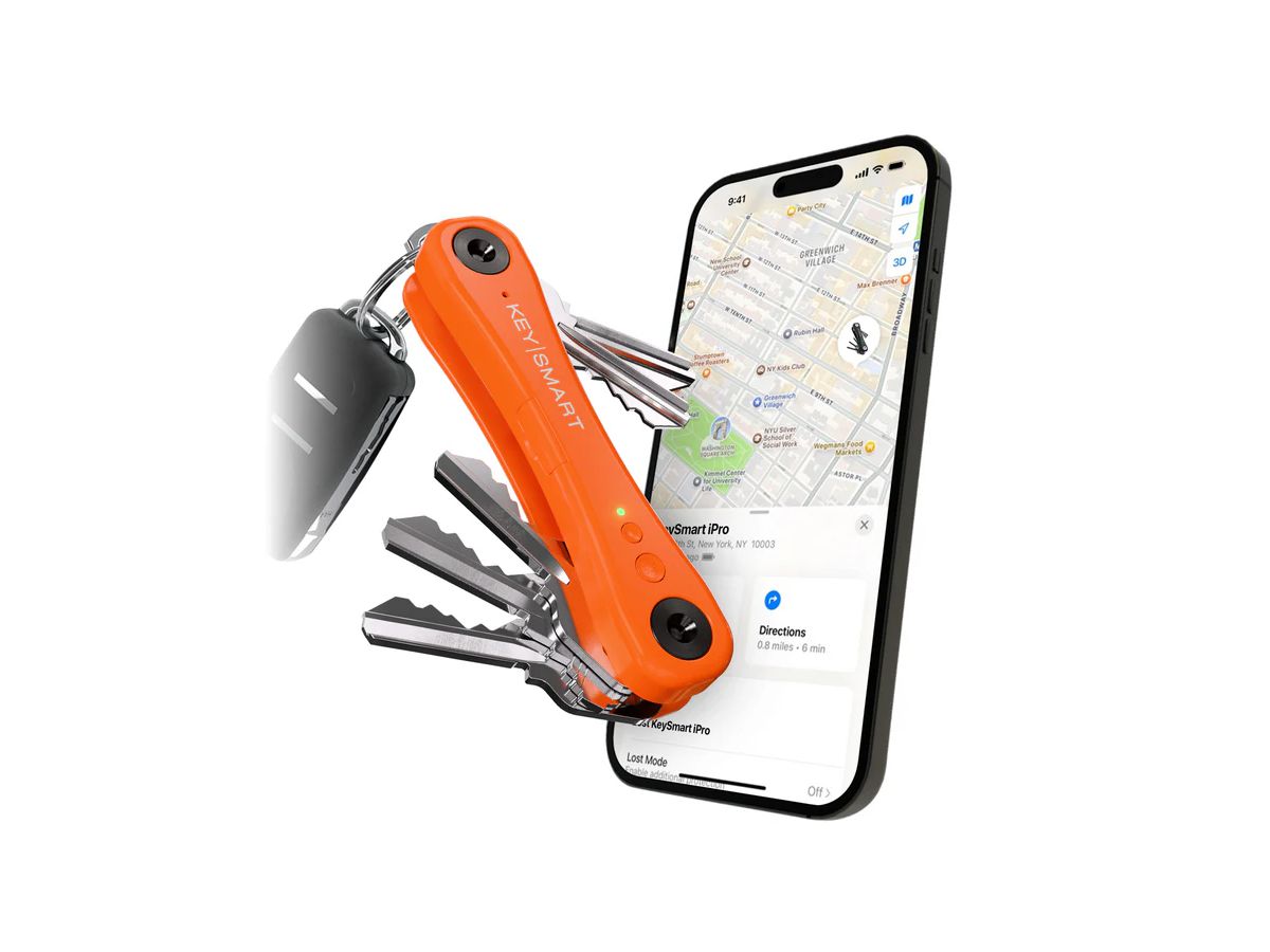 KEYSMART iPro V3 KS431-ORG-V3 Apple Find My, Orange (0810024058655)