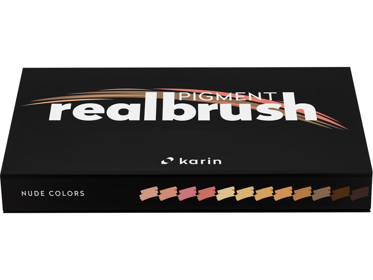 KARIN Real Brush Pen 0.4mm 33C4 Pigment, Nude Farben (5904446031596)