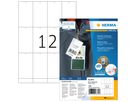 HERMA Anhänge-Etiketten 52,5x93,5mm 6872 weiss 1200 Stück (4008705068727)