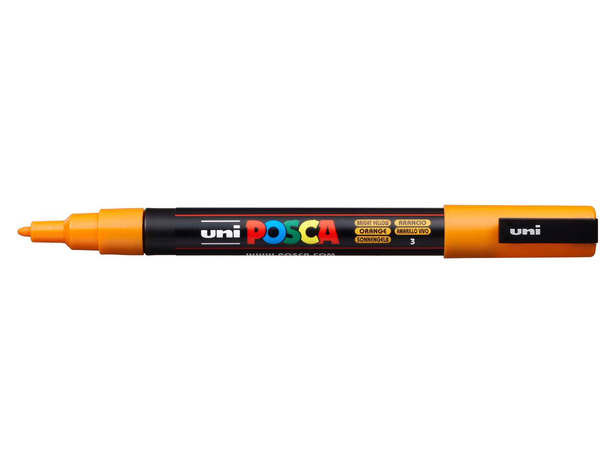 POSCA Marker 0.9-1.3mm PC3M B.YELLO jaune soleil (4902778915882)