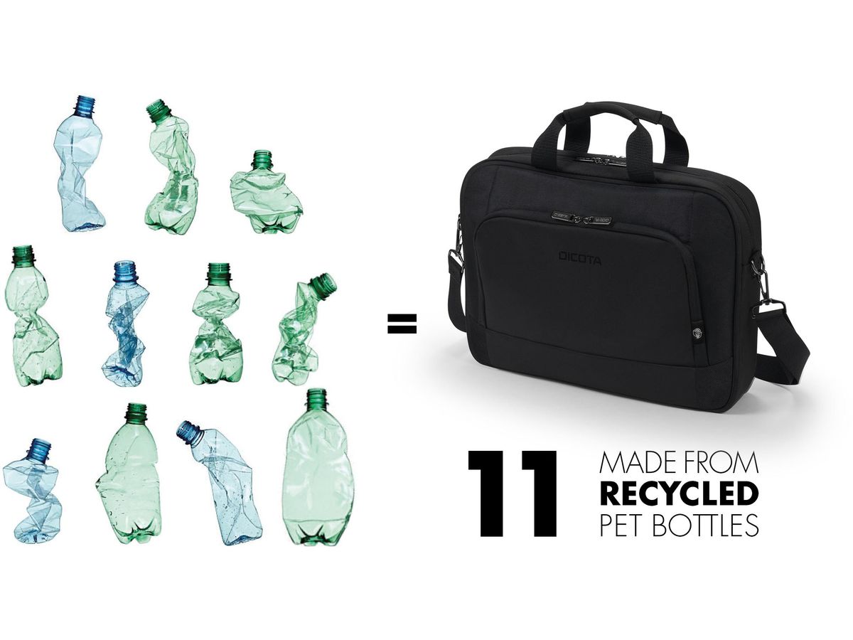 DICOTA Eco Top Traveller BASE black D31671-RPET for Unviversal 15-17.3 (7640186418997)