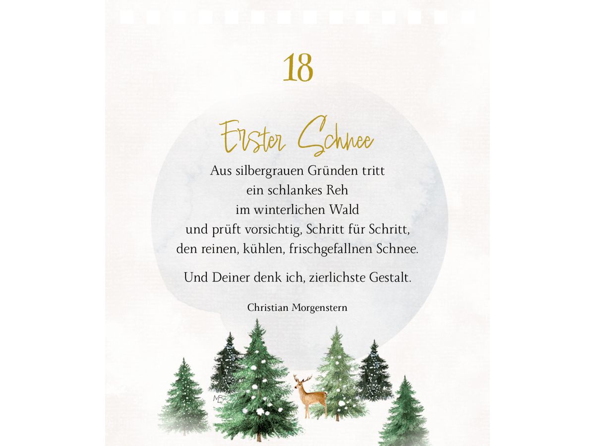 COPPENRATH Calendrier table 12.5x14.5cm 64778 Magie du monde hivernal (9783649647782)