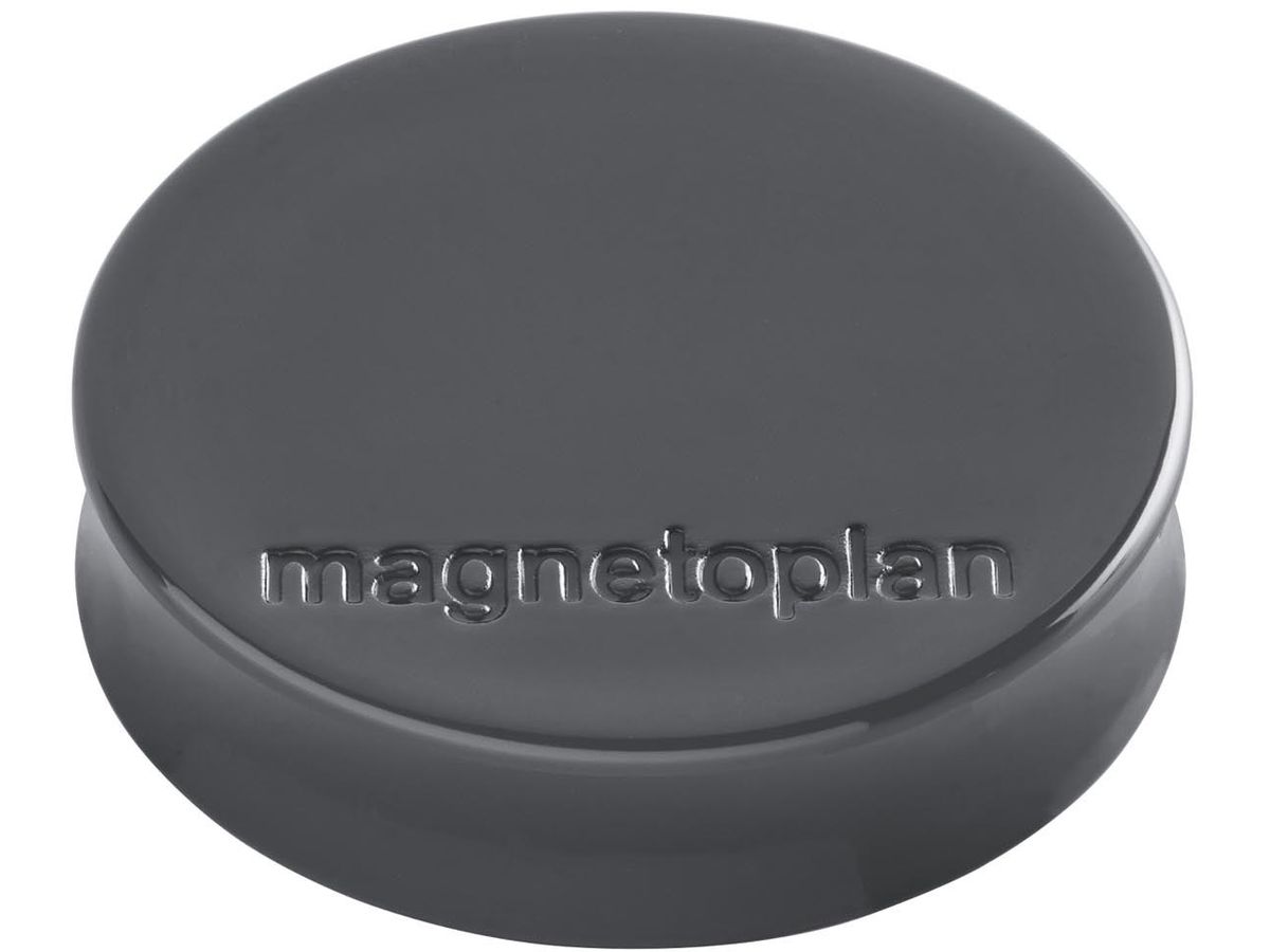 MAGNETOPLAN Magnet Ergo Medium 10 Stk. 16640101 felsgrau 30mm (4013695044910)