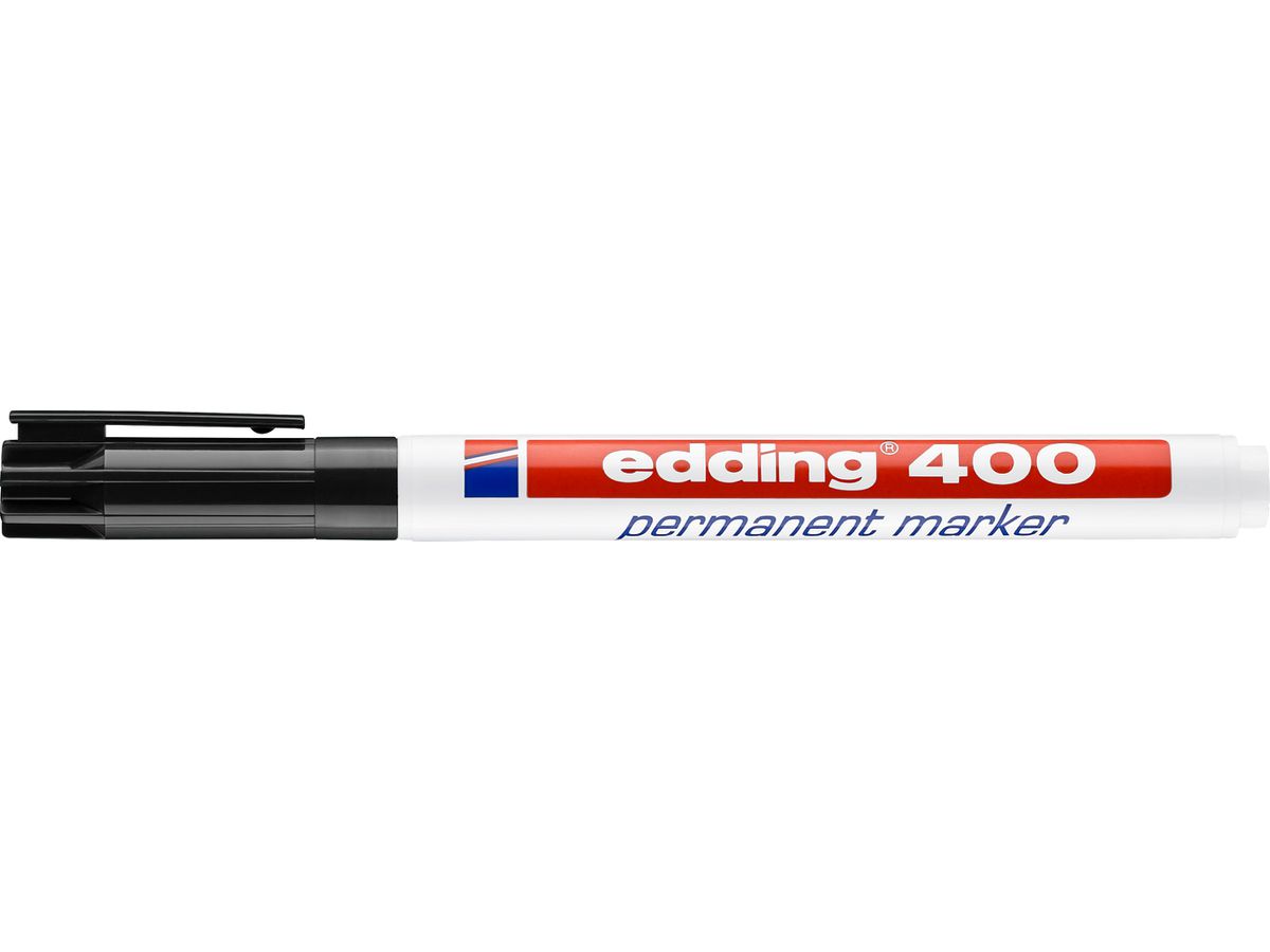 EDDING Permanent Marker 400 -1mm 400-1 nero (4004764315772)