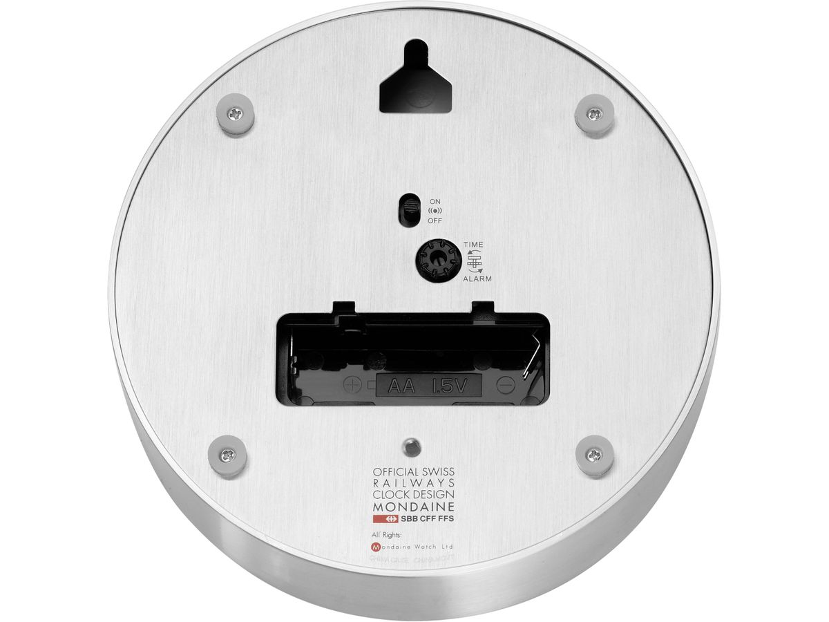 MONDAINE Orologio parete e tavolo 125mm A997.66SBV.1 verde, sveglia (7611382636034)