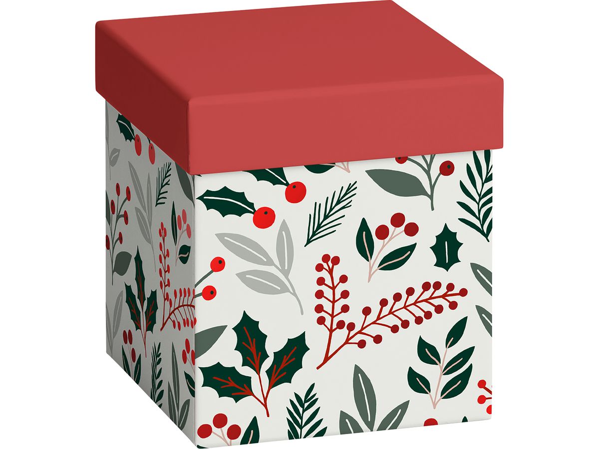 STEWO Boîte cadeau Berna 2551526396 rouge 11x11x12cm (7630050875544)