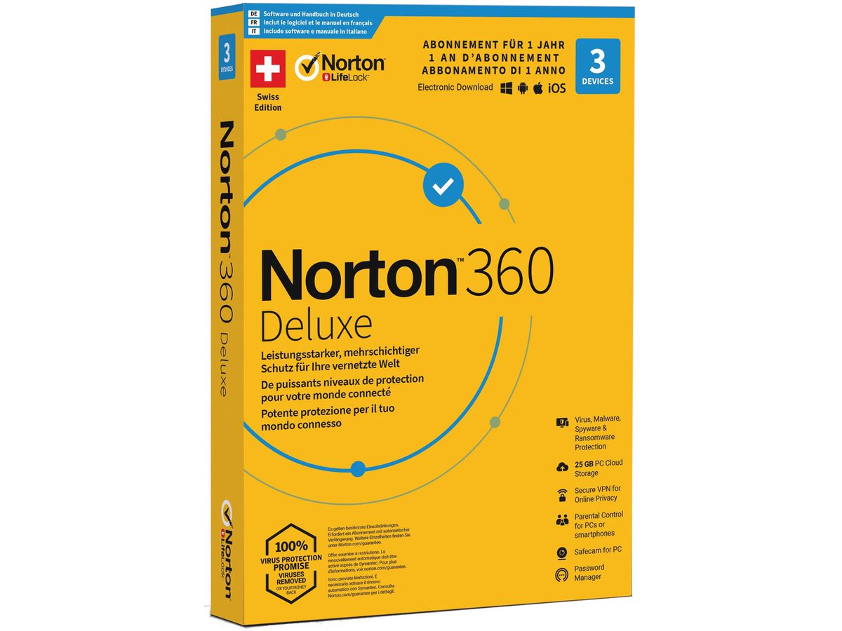 NORTON Norton Security 360, 21401897 3 Geräte (5397231002053)