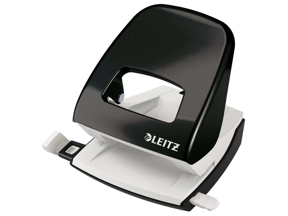 LEITZ Bucatrice NeXXt WOW 5008 5008-10-95 nero 30 fogli (4002432121533)
