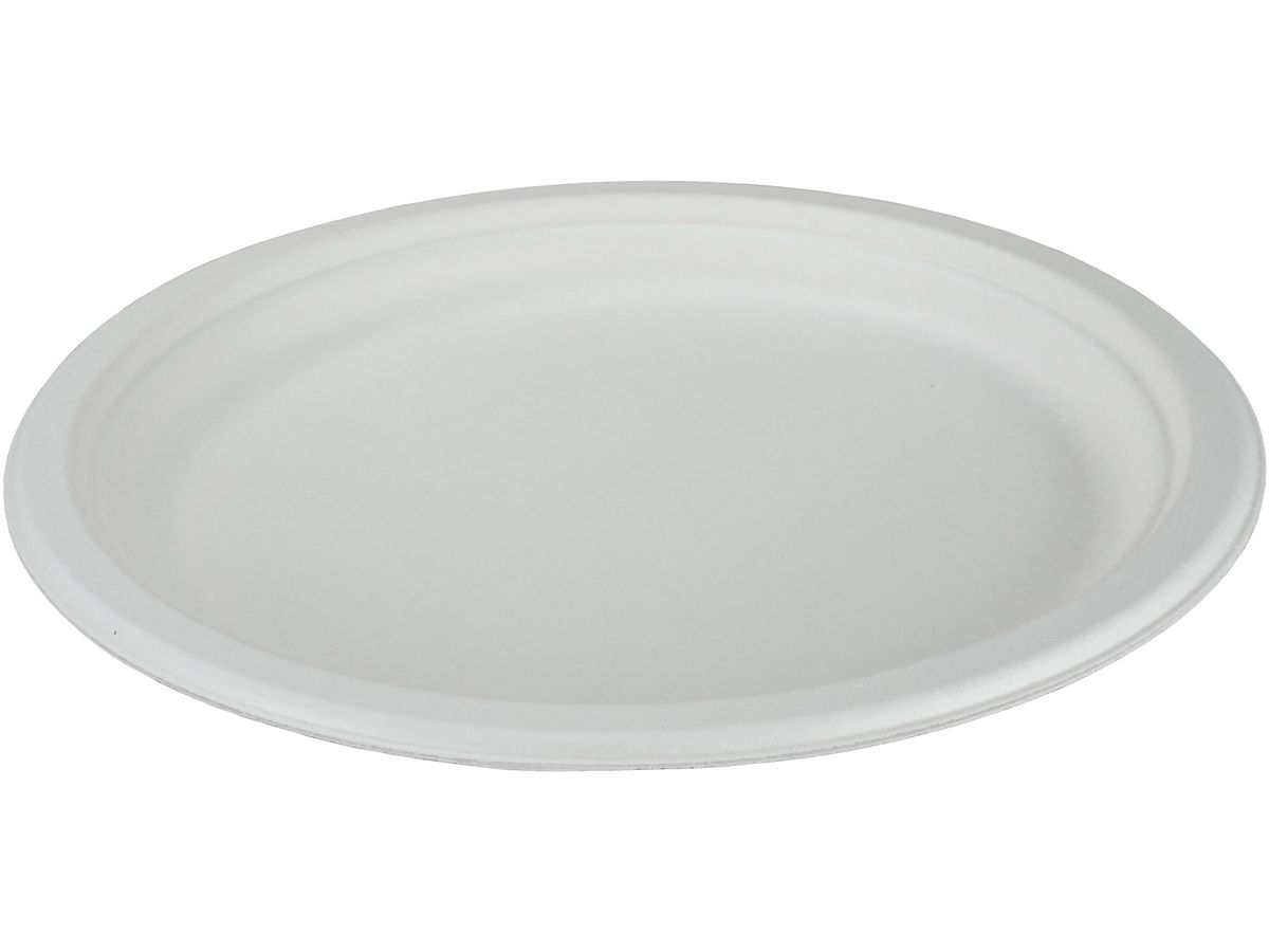 EJS Piastra di bagassa 26cm 3142.2003 bianco 50 pz. (7611764000057)