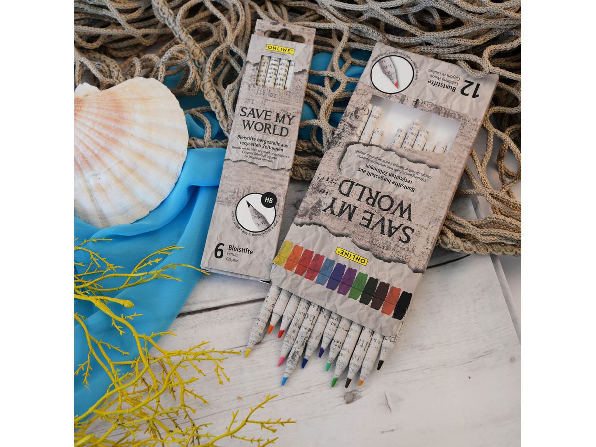 ONLINE Buntstifte Save My World 7920 12 Stück (4014421079206)