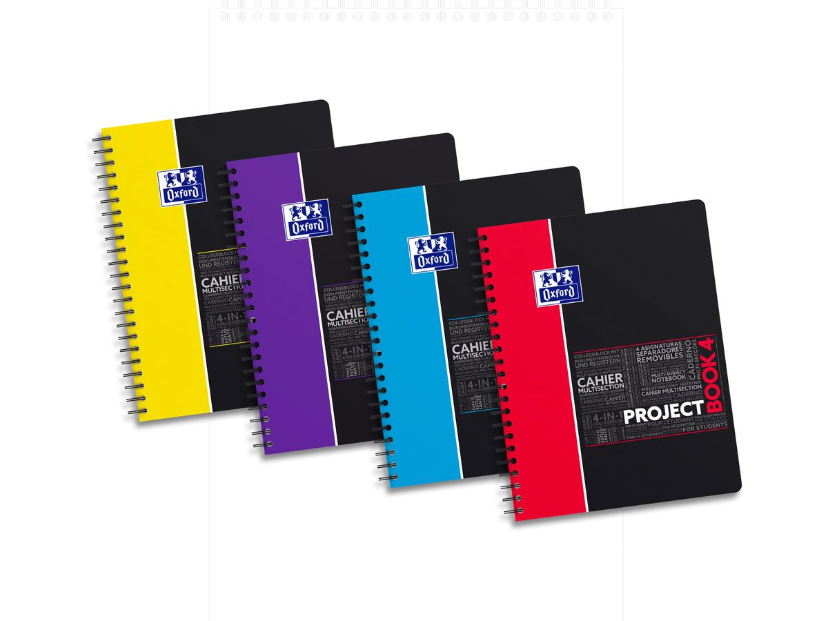 OXFORD Projectbook A4+ 400037432 quadrillé 5mm, 90g 100 flls. (8412771006747)