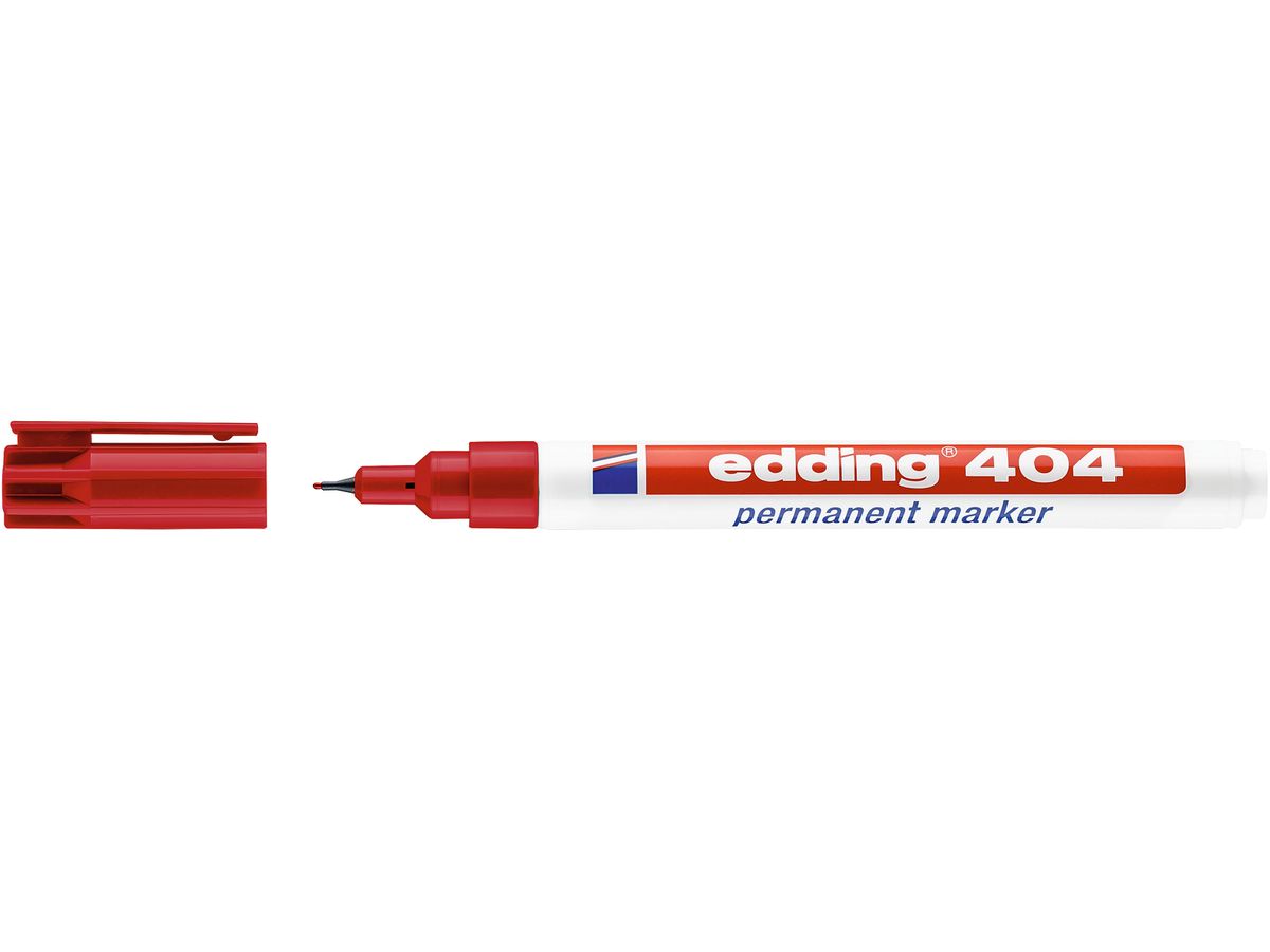 EDDING Permanent Marker 404 404-2 rosso (4004764028351)