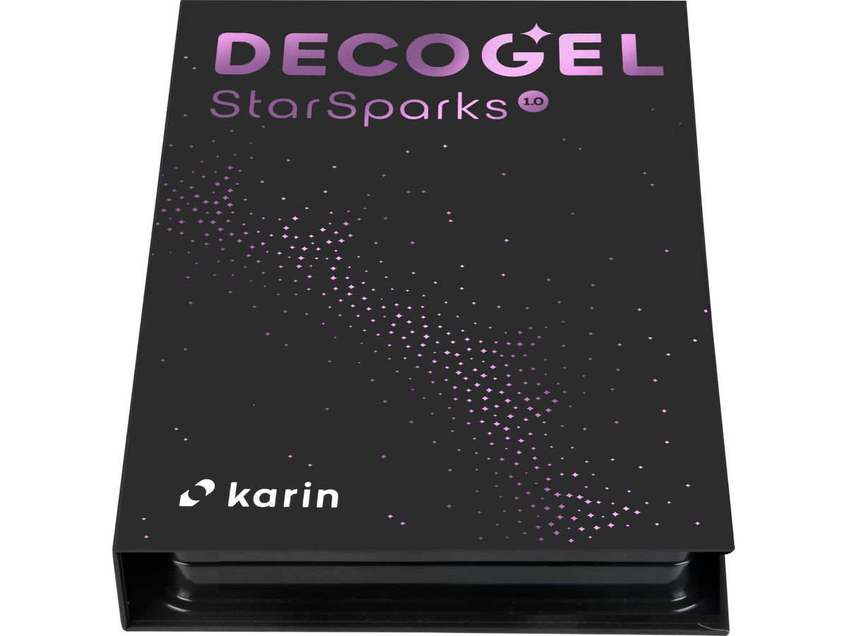 KARIN Gelpen DECOGEL 1.0 30C1 Star Sparks 20 couleurs (5904446029210)