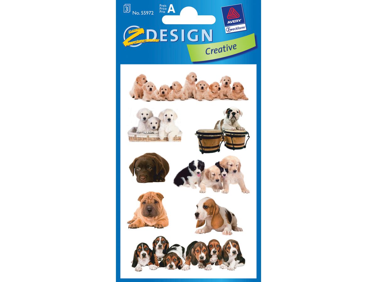 Z-DESIGN Sticker Creative 55972 sujet 3 pcs. (4004182559727)
