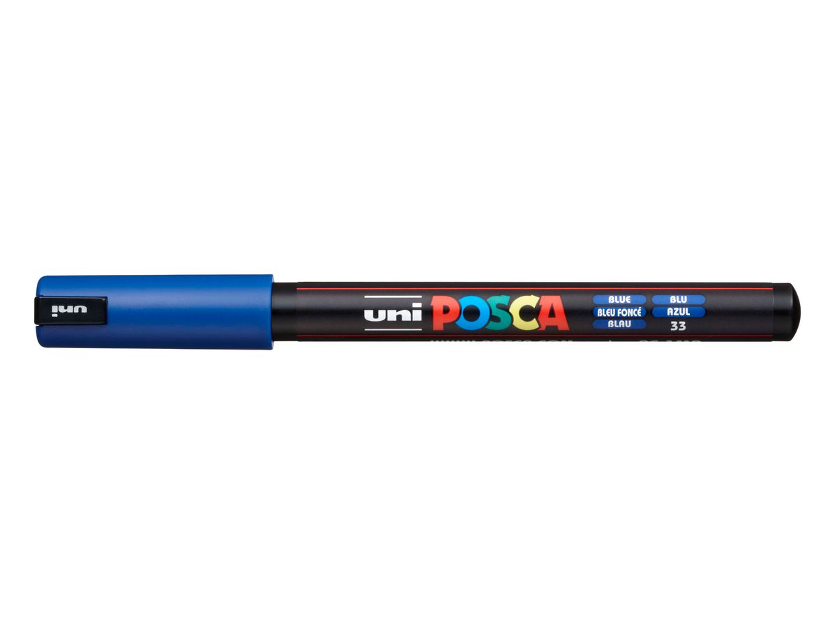 POSCA Fineliner 0.7mm PC-1MR BLUE blu (4902778089873)
